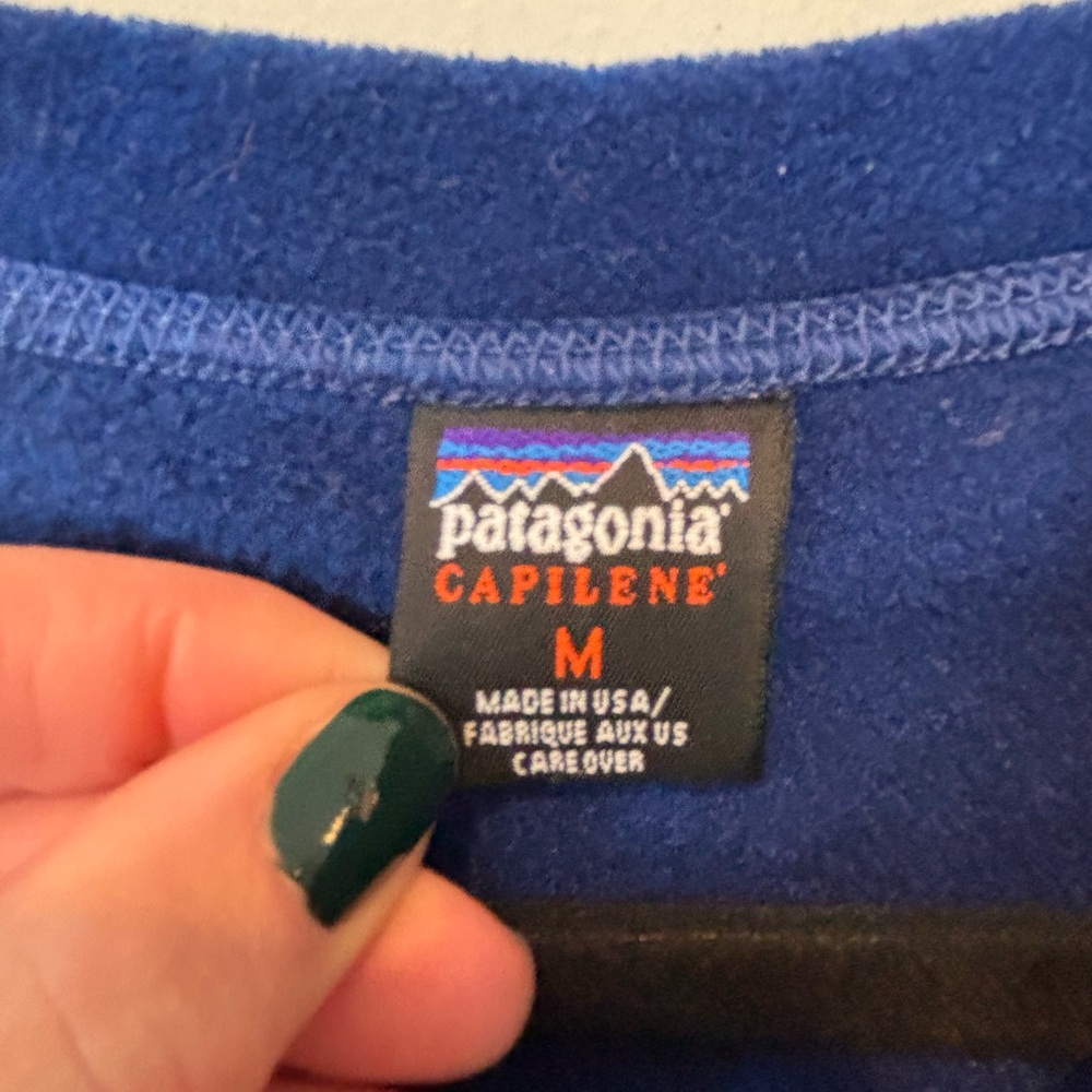 Patagonia Vintage Capilene Blue Fleece - Picture 4 of 4